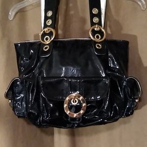 Big Buddha black Patton purse
